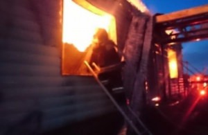 Ночью в селе Танцырей Борисоглебского района сгорел магазин