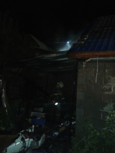 В ночь на воскресенье в Борисоглебске загорелся жилой дом