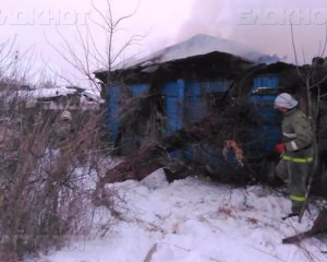 В Грибановском районе при пожаре в жилом доме пострадал сельский житель