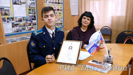 Борисоглебский кадет стал победителем Всероссийского фестиваля в номинации «Журналистика»