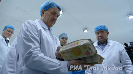 Губернатор Гордеев побывал на новой птицефабрике в Борисоглебском районе