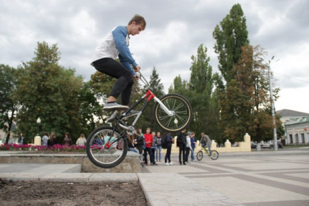 В Борисоглебске прошло закрытие сезона велосипедного экстрима BMX