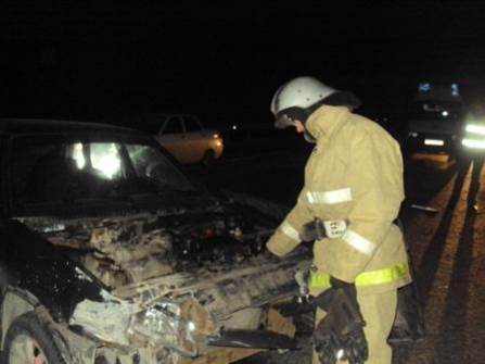 В Борисоглебском районе перевернулся автомобиль: водитель погиб