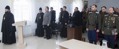 В Борисоглебске казаки встретились с духовенством