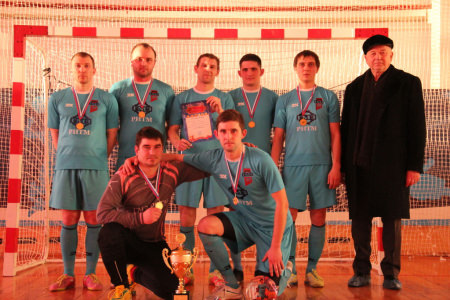 Футболисты Грибановского машзавода стали чемпионами Борисоглебского округа по мини-футболу