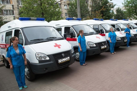 В медучреждения Воронежской области закупят 68 новых автомобилей скорой помощи