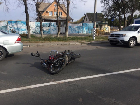 В Борисоглебске ДТП с мотоциклистом привело к затору на трассе