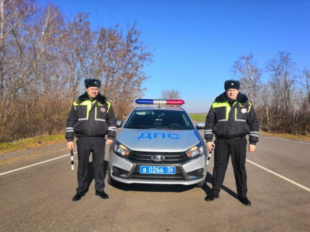 Борисоглебские полицейские и рукастые токари помогли дальнобойщику на трассе