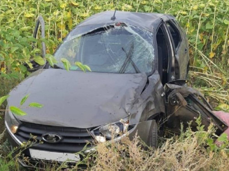 Водитель «Лады» вылетел с трассы и погиб в Поворинском районе