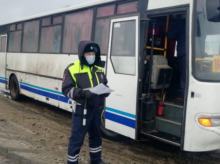 ГИБДД проверила 92 автобуса на безопасность в Борисоглебске