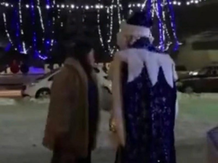 Дед Мороз избил агрессивную женщину у елки в Борисоглебске