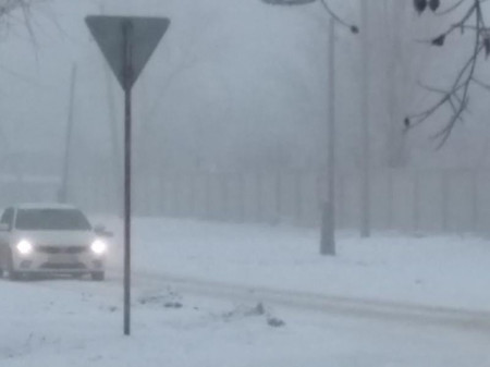 Штормовое предупреждение объявили в Воронежской области из-за лютого снегопада