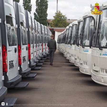 Новые автобусы поступят в районы Воронежской области