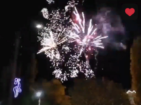 Видео праздничного фейерверка в Борисоглебске 9 мая