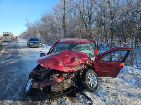 Автомобилистка погибла в лобовом столкновении в Поворинском районе